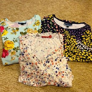 3 Karen Scott and Elle Women's Size 2x Short Sleeve Shirts